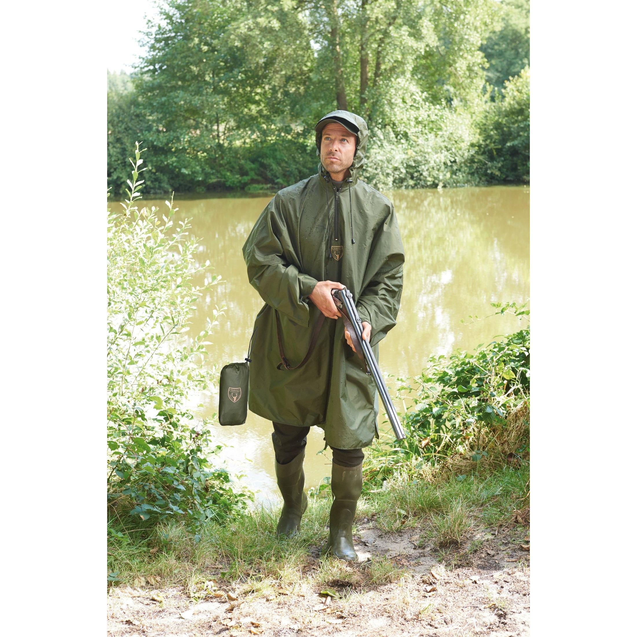 Extralanger Regenponcho