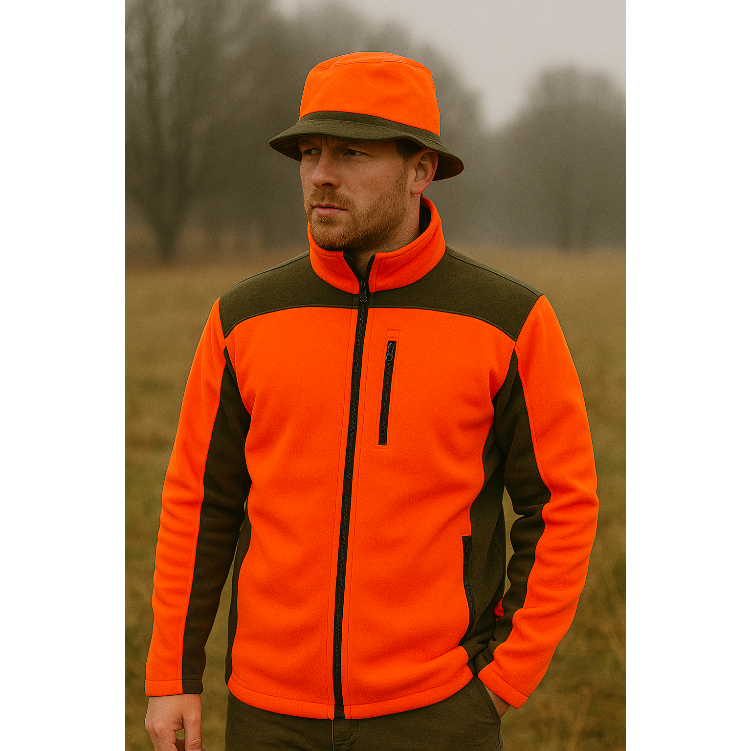 Warme Jagd-Fleecejacke "Amarillo"
