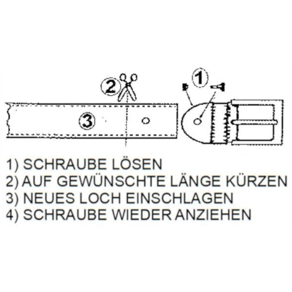 Büffelledergürtel "Bison"