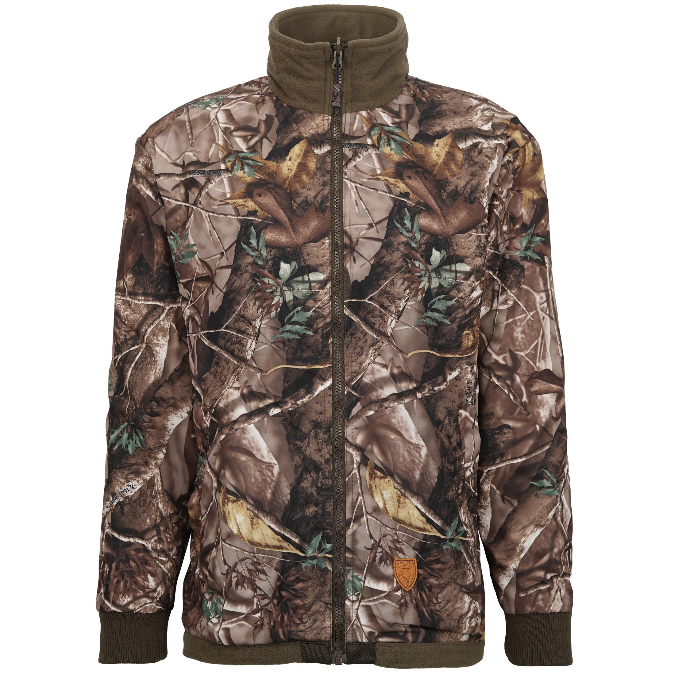 Funktionelle Tarn-Wende-Fleecejacke