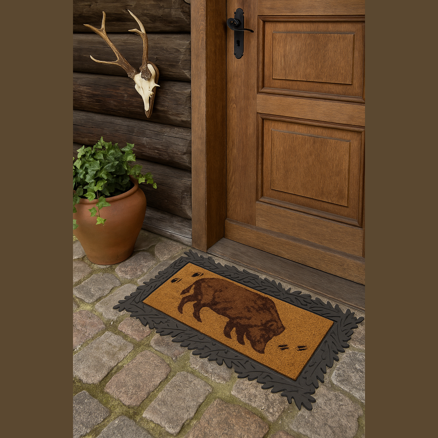 Durable doormat "Wild Boar"