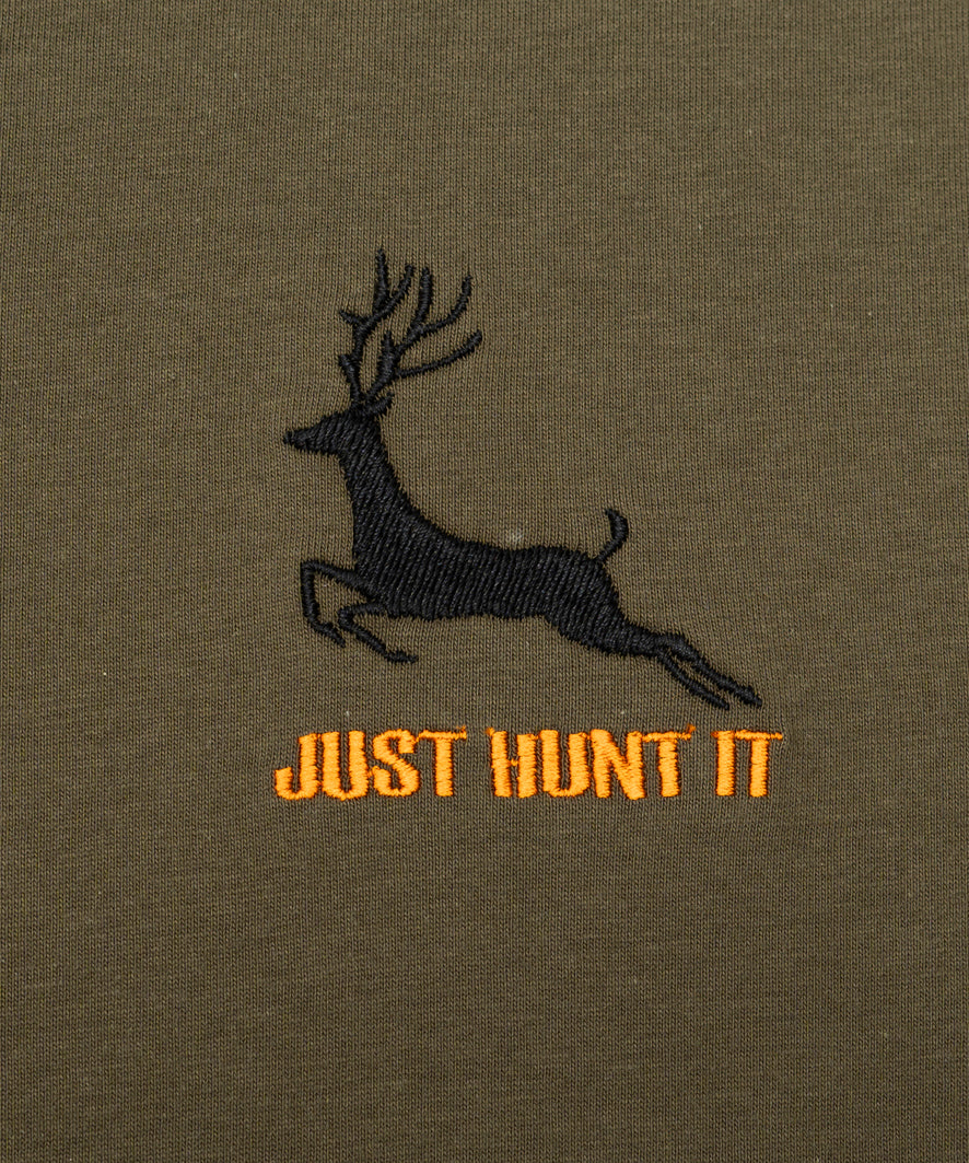 Robustes T-Shirt "Just Hunt It"