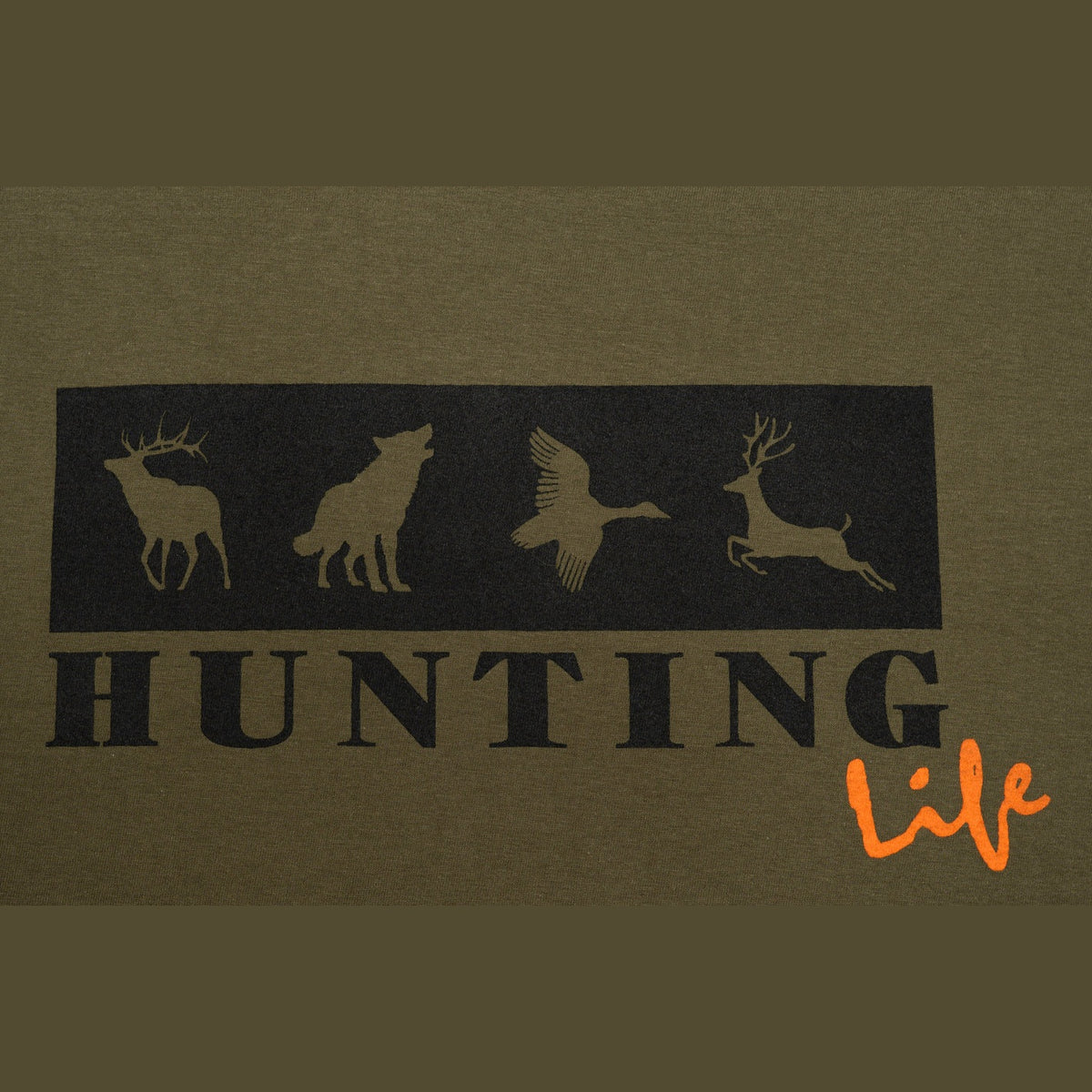 Robustes T-Shirt "Hunting Life"