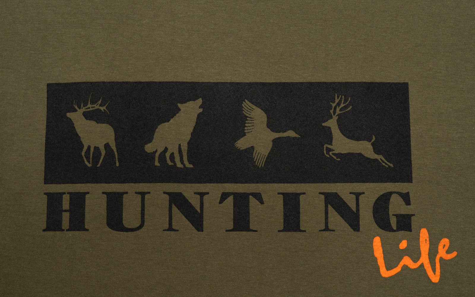 Robustes T-Shirt "Hunting Life"