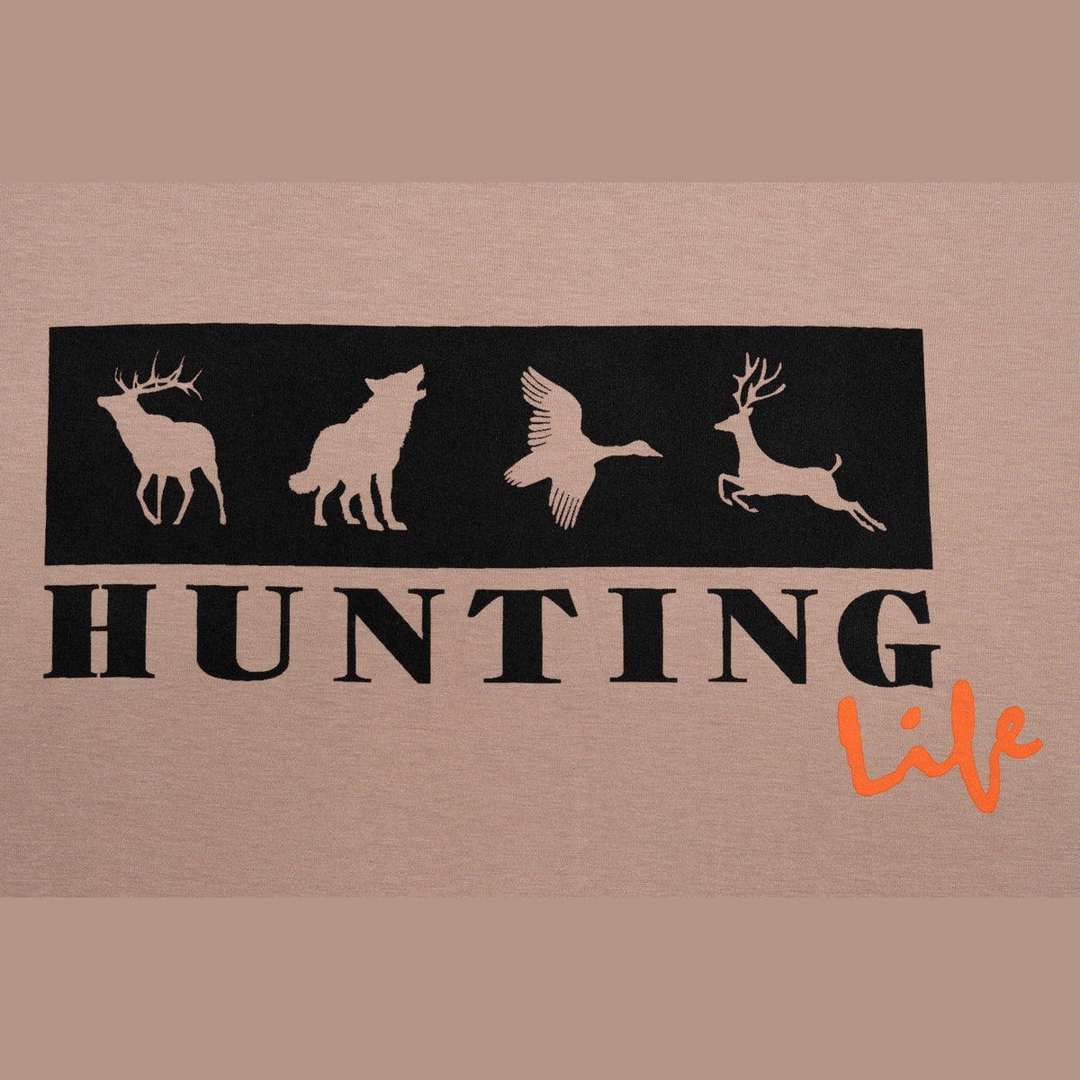 Robustes T-Shirt "Hunting Life"