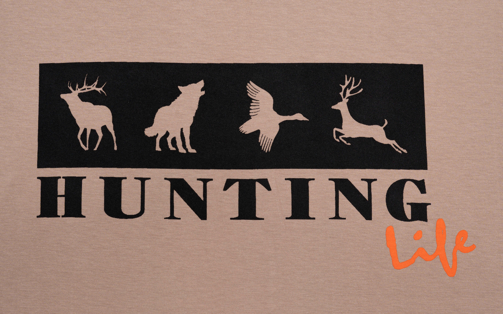 Robustes T-Shirt "Hunting Life"