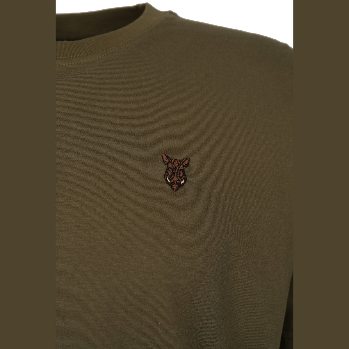 Robustes T-Shirt mit Stickerei