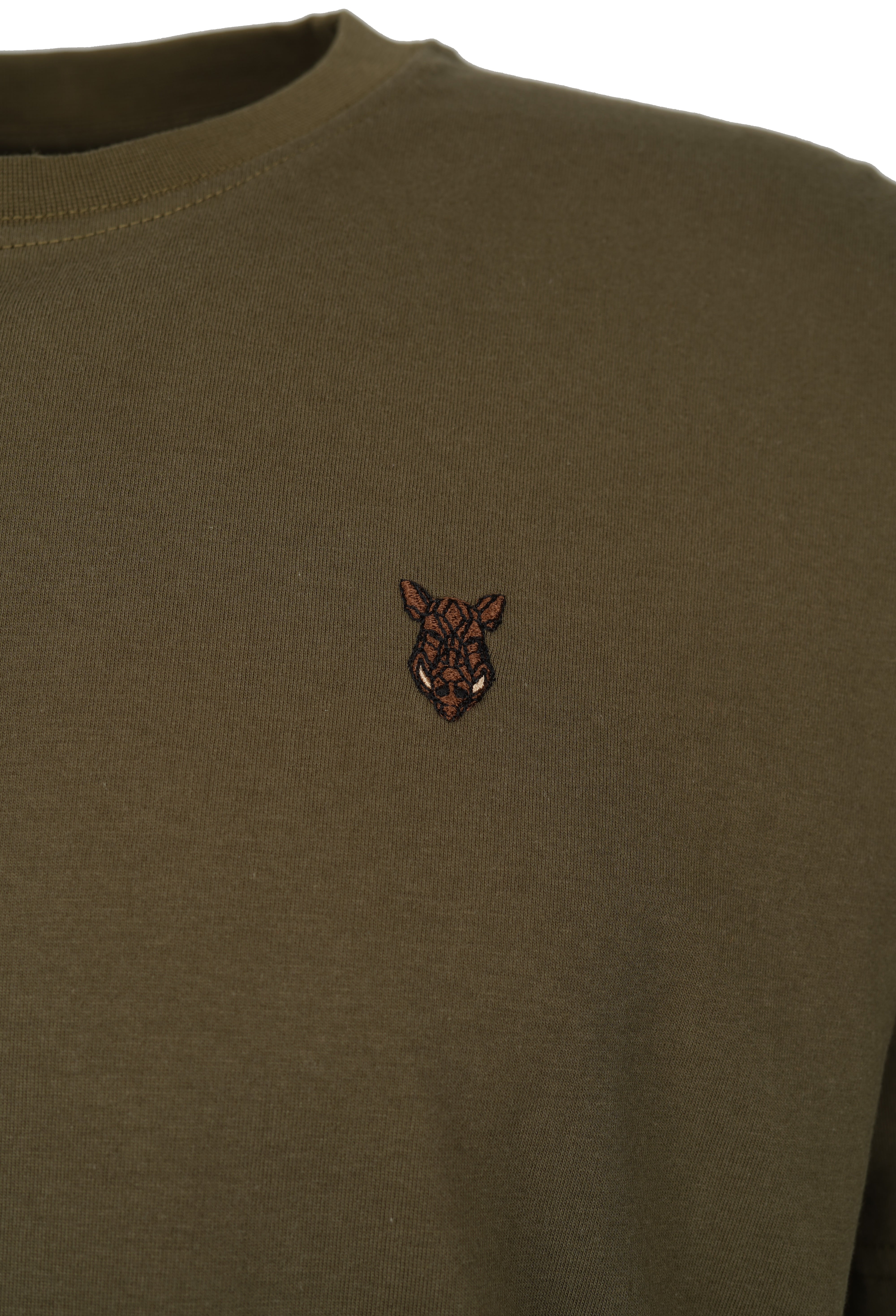 Robustes T-Shirt mit Stickerei