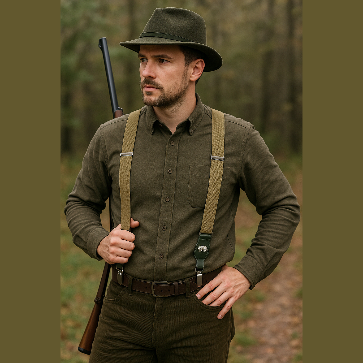 Robust suspenders "Sau"