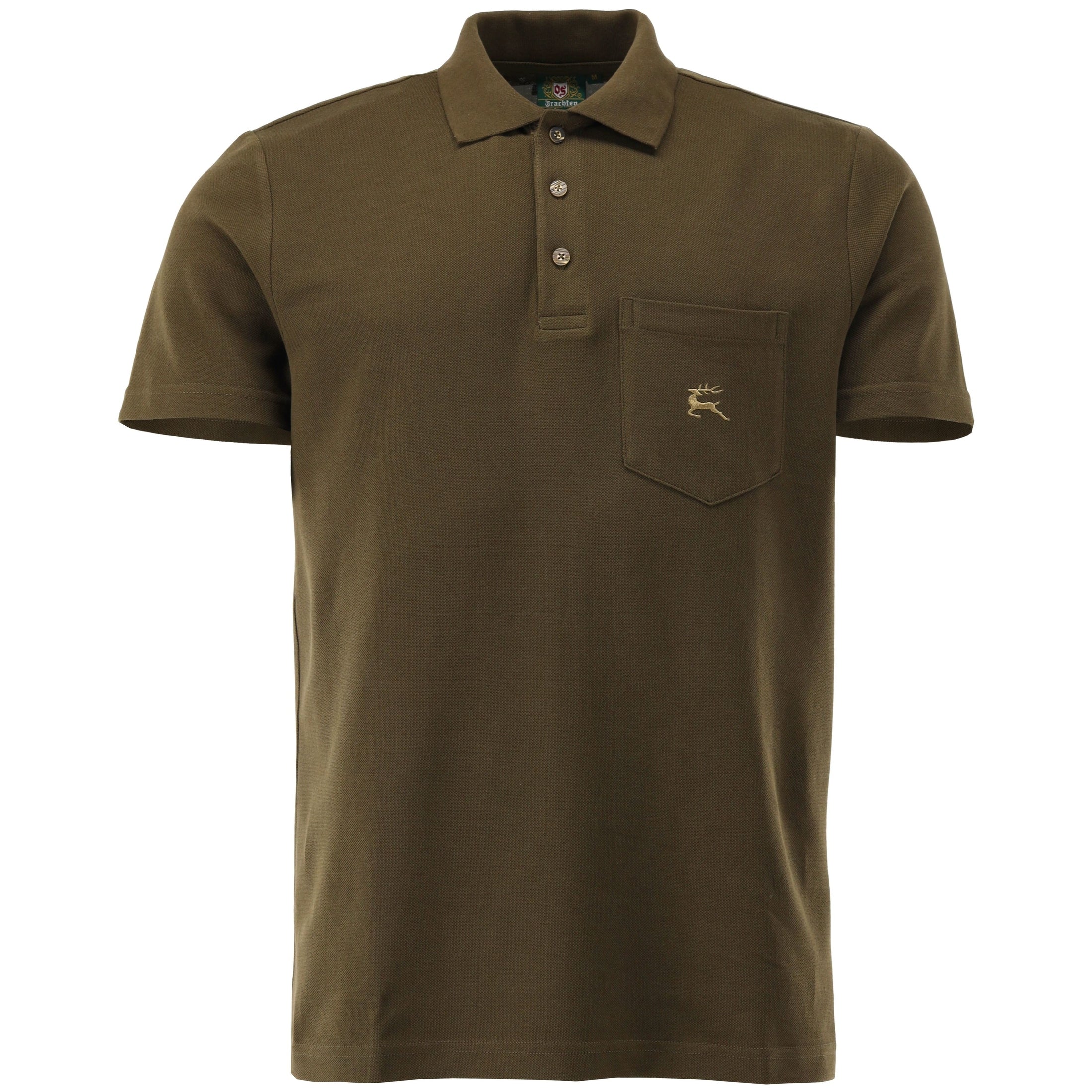 Polo-Shirt "Springender Hirsch"