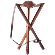 Robust tripod hunting stool | 55 cm | brown