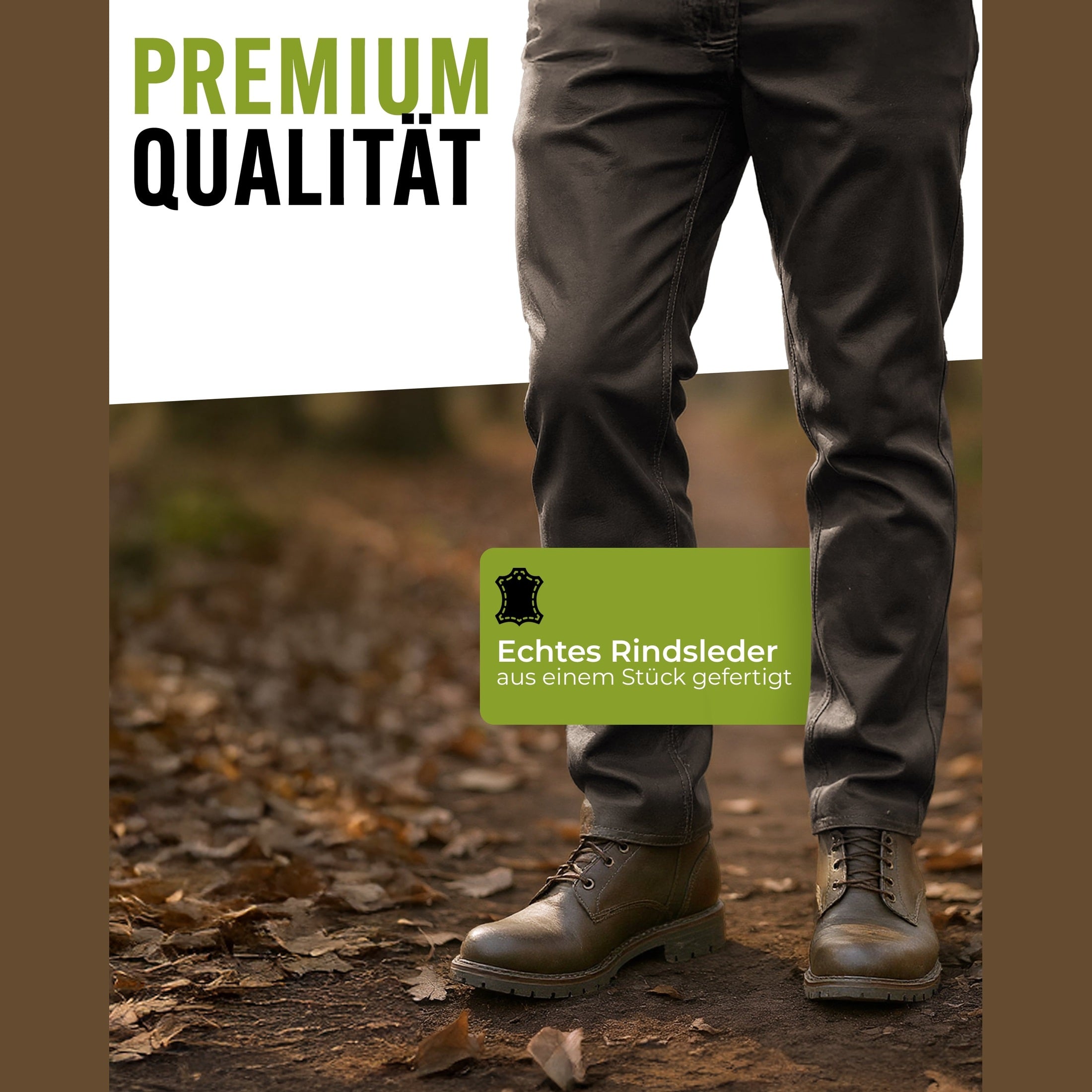 Strapazier-Lederhose aus Büffelleder