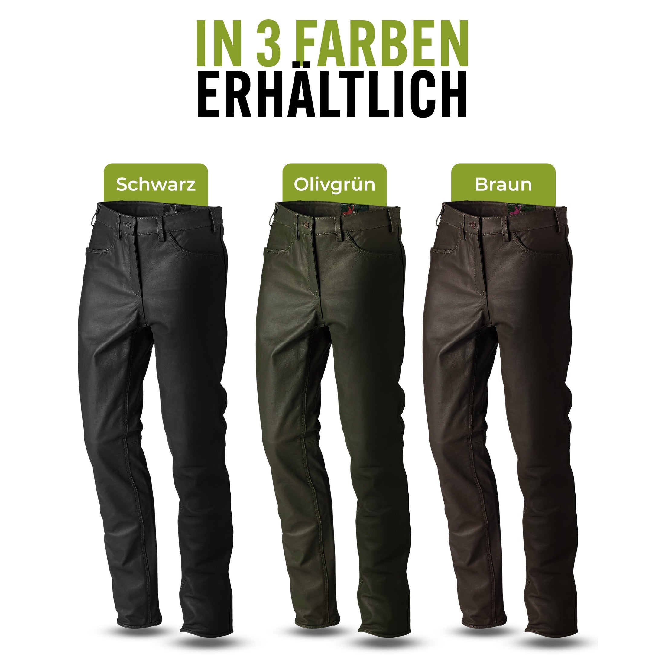 Strapazier-Lederhose aus Büffelleder