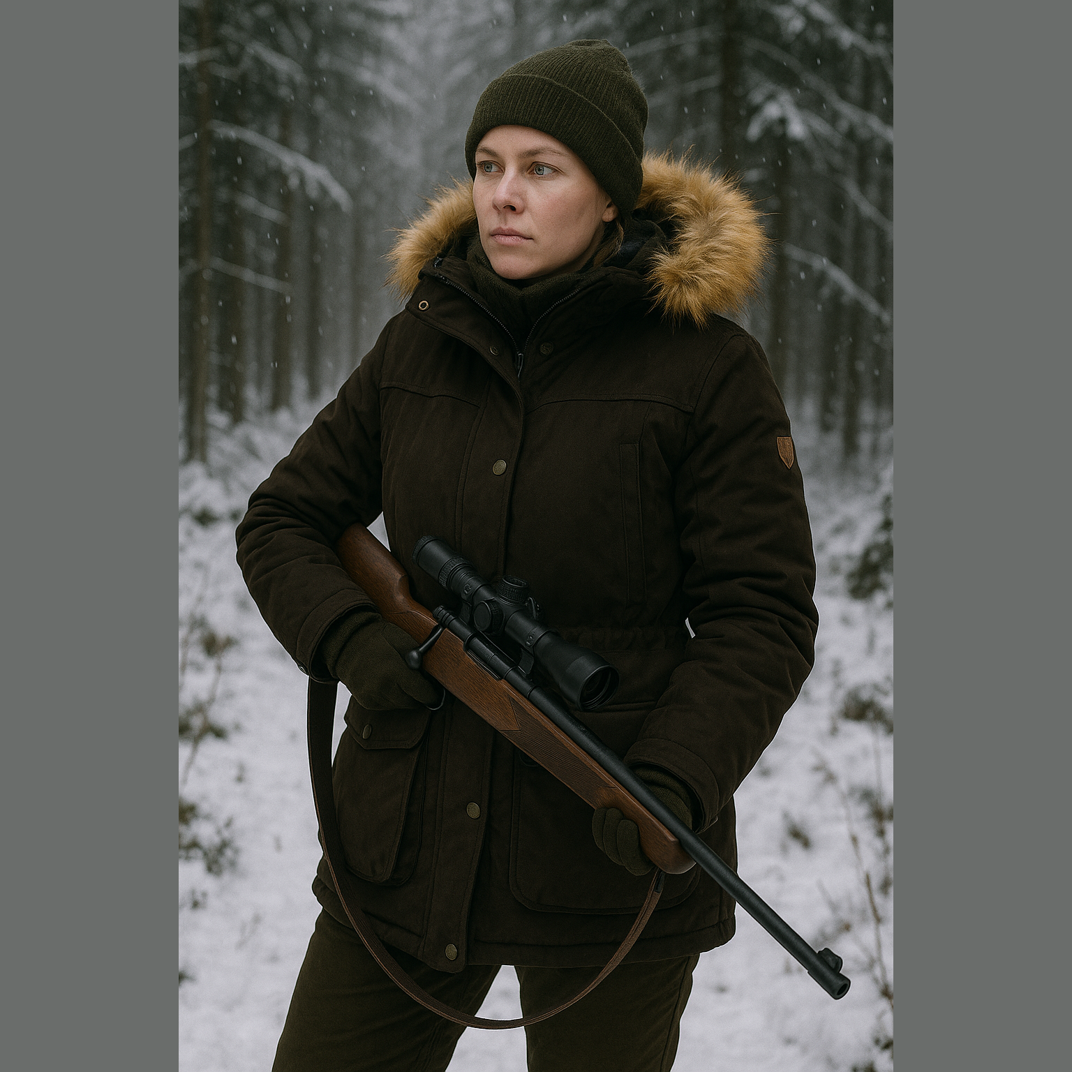 Cozy and Warm Women's Hunting Jacket
