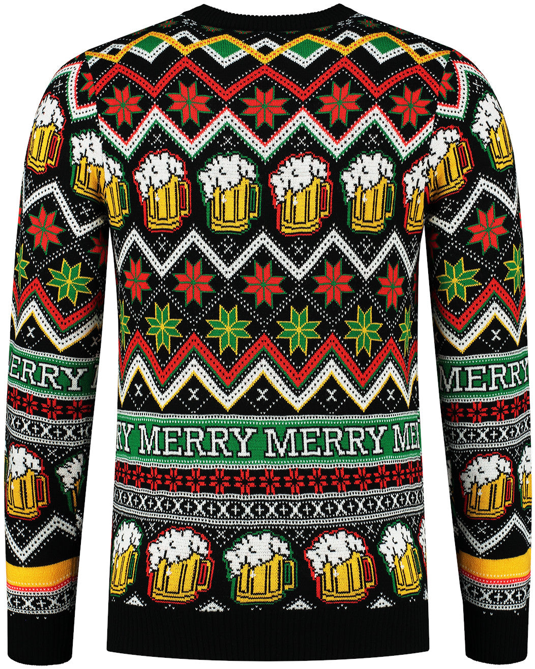 Weihnachtspullover "Cheers" mit echtem Bart