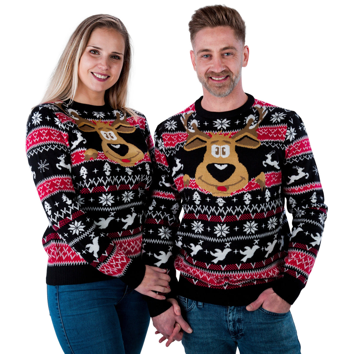 Weihnachtspullover "Rentier"
