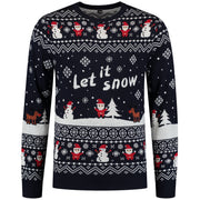 Weihnachtspullover "Let it snow"
