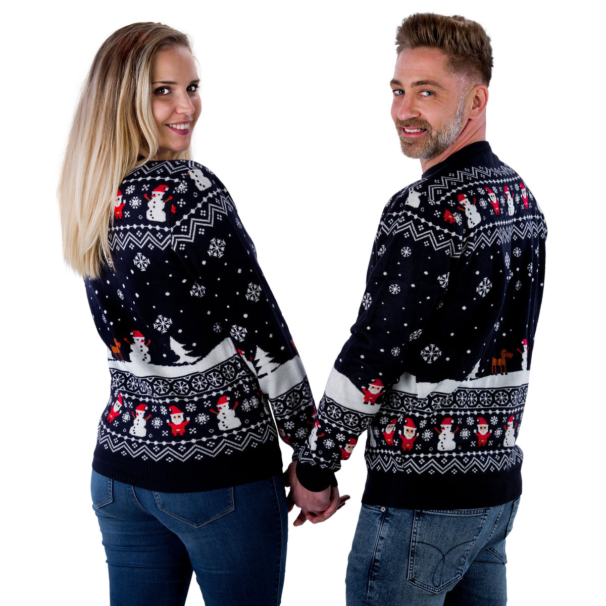 Weihnachtspullover "Let it snow"