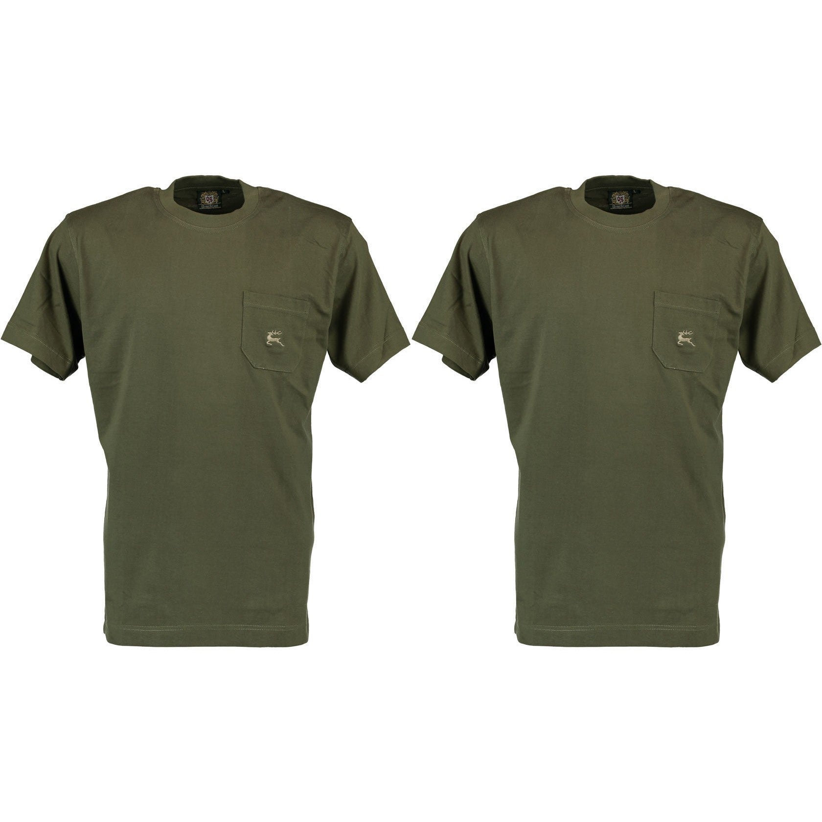 T-Shirts 2x-Pack Brusttasche