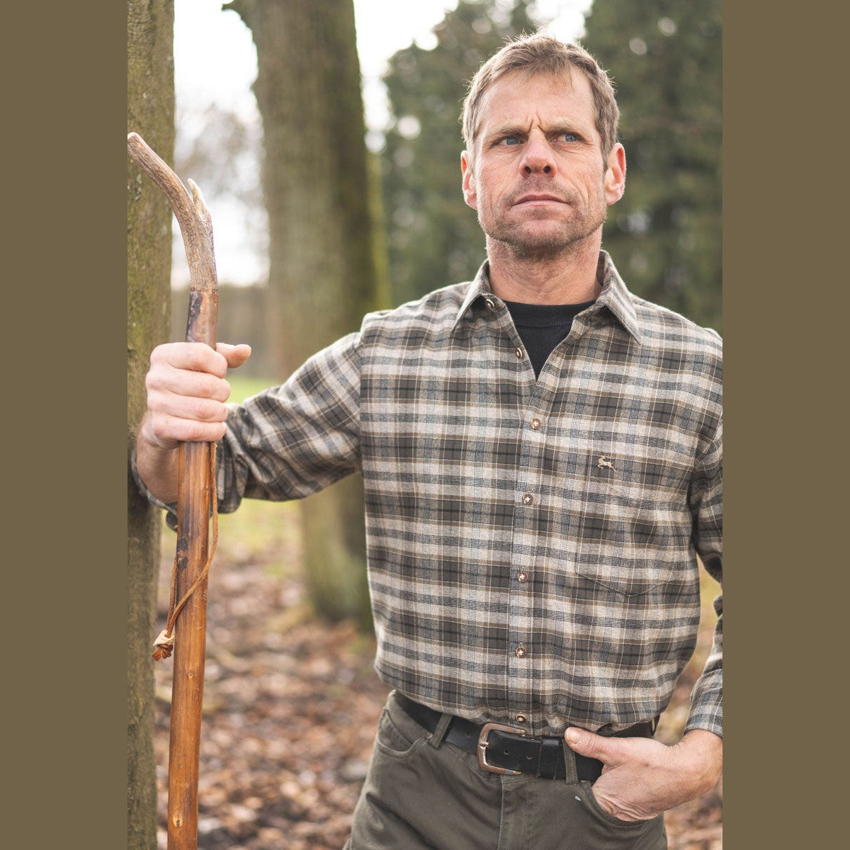 Herrenhemd aus Flanell