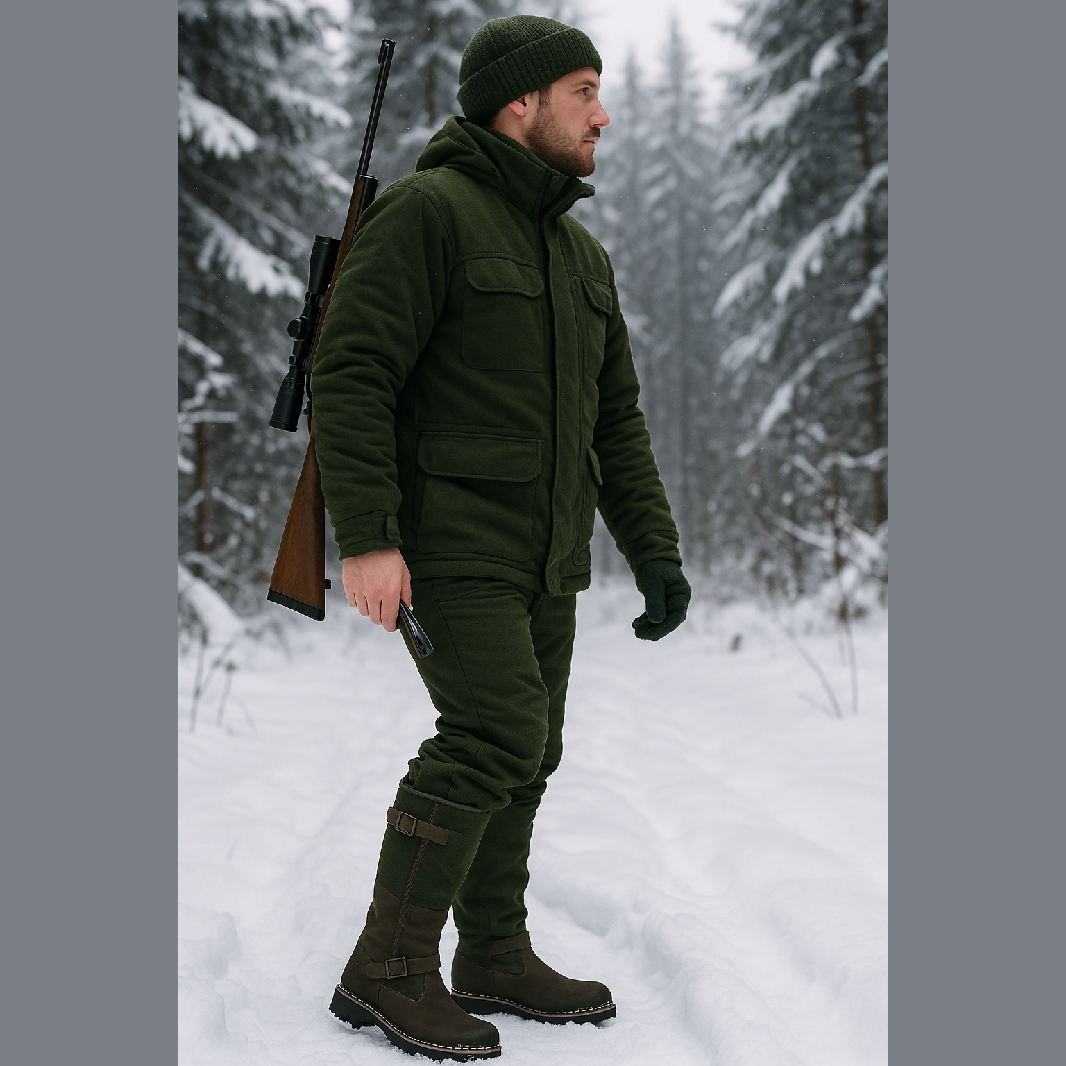 Fur-lined winter boot "Arktis"