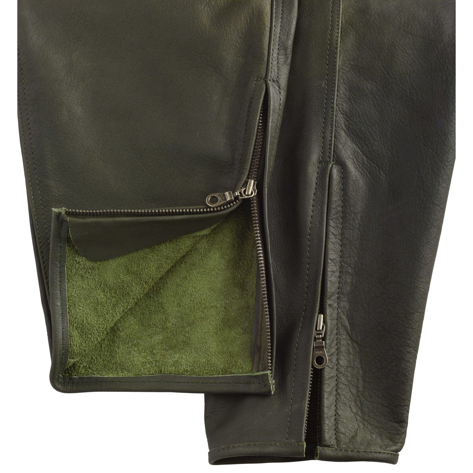 Strapazierfähige Büffelleder-Stiefelhose