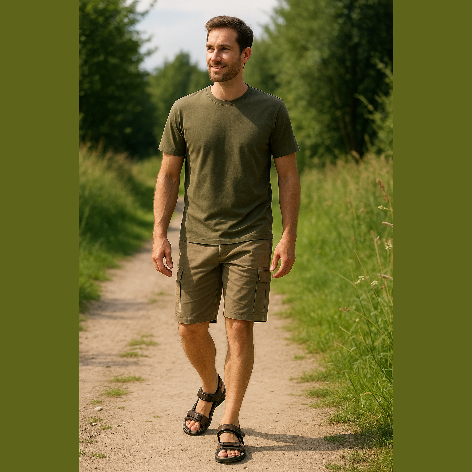 Light trekking sandals "Korsika"