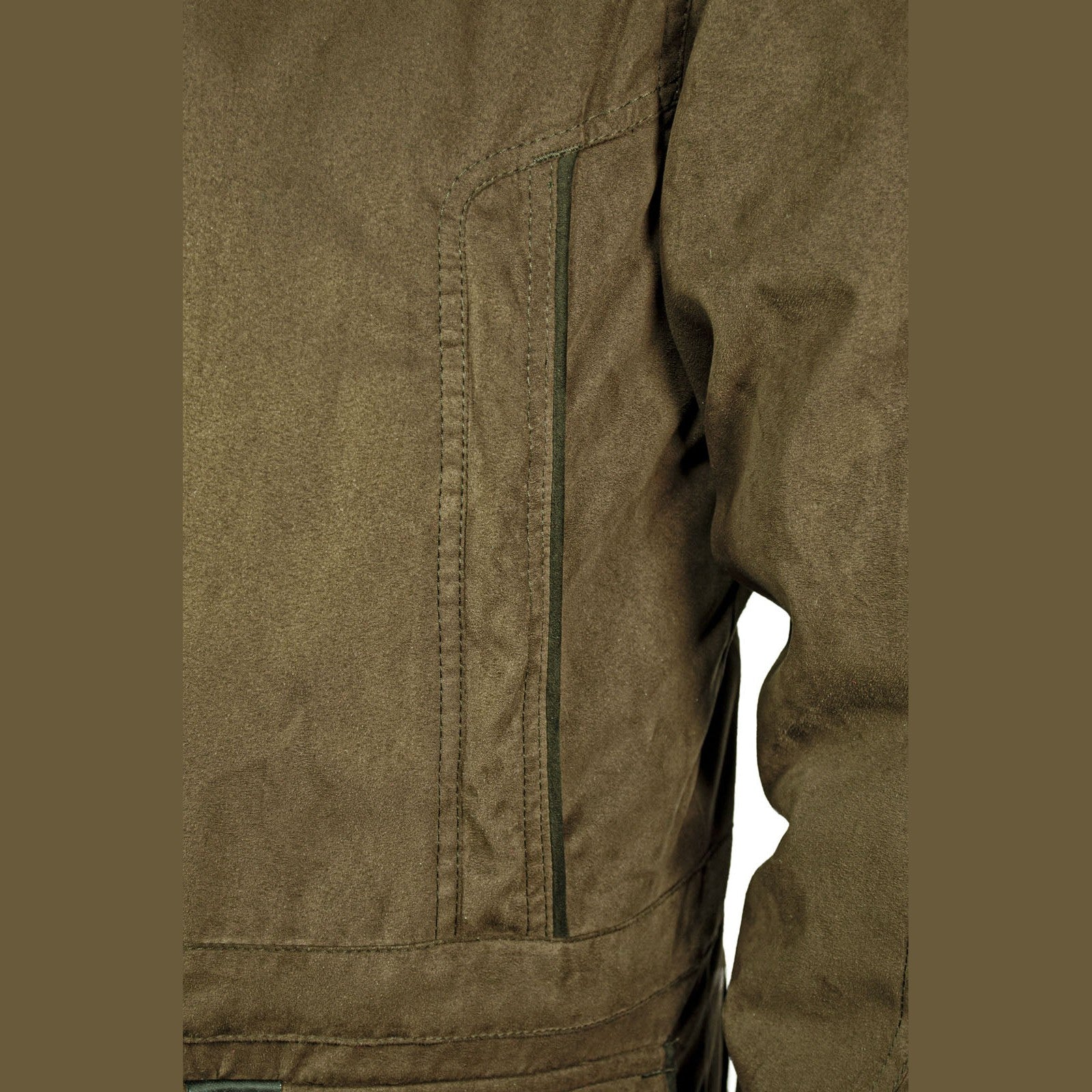 Reversible raised-hide jacket "Abisko"