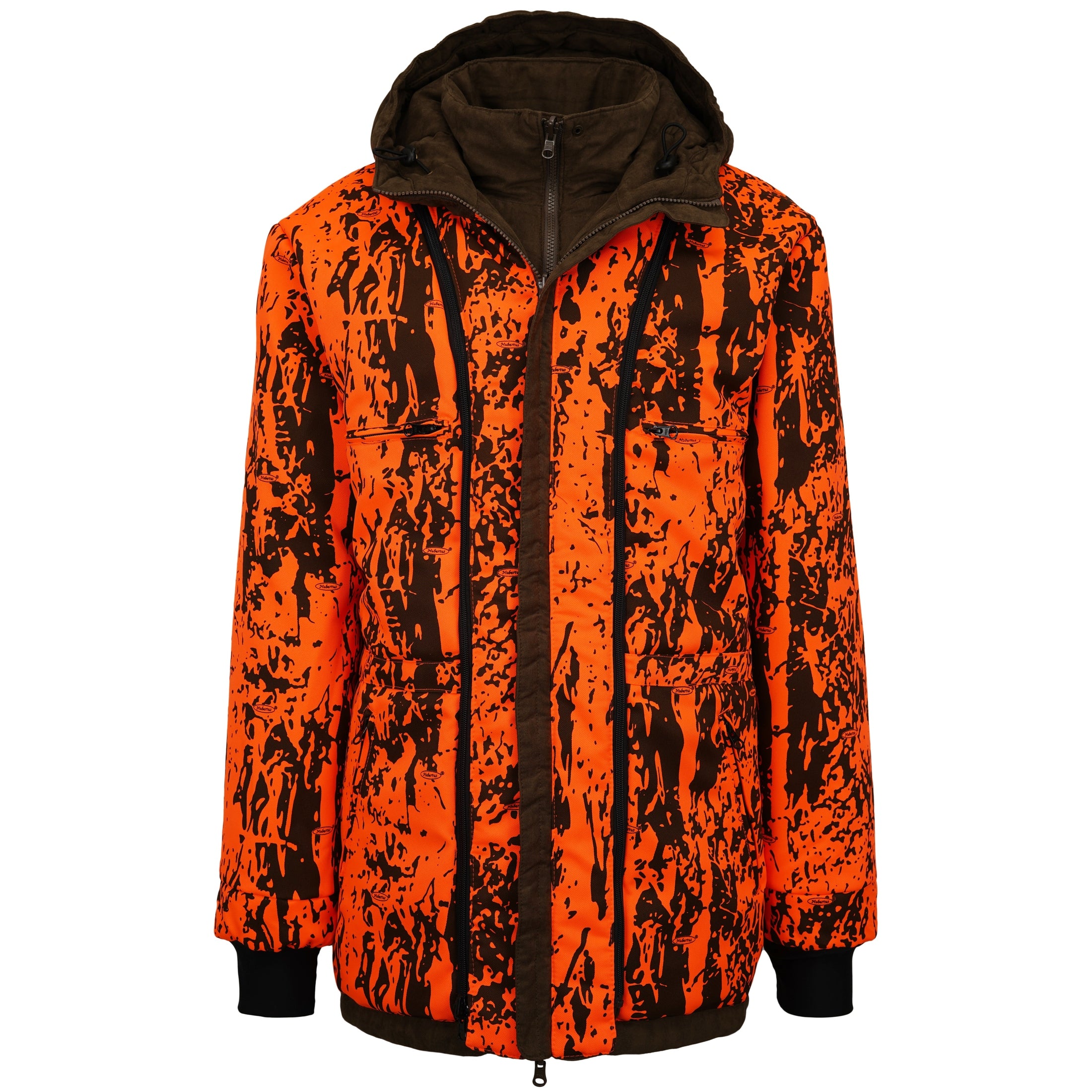 Reversible raised-hide jacket "Abisko"