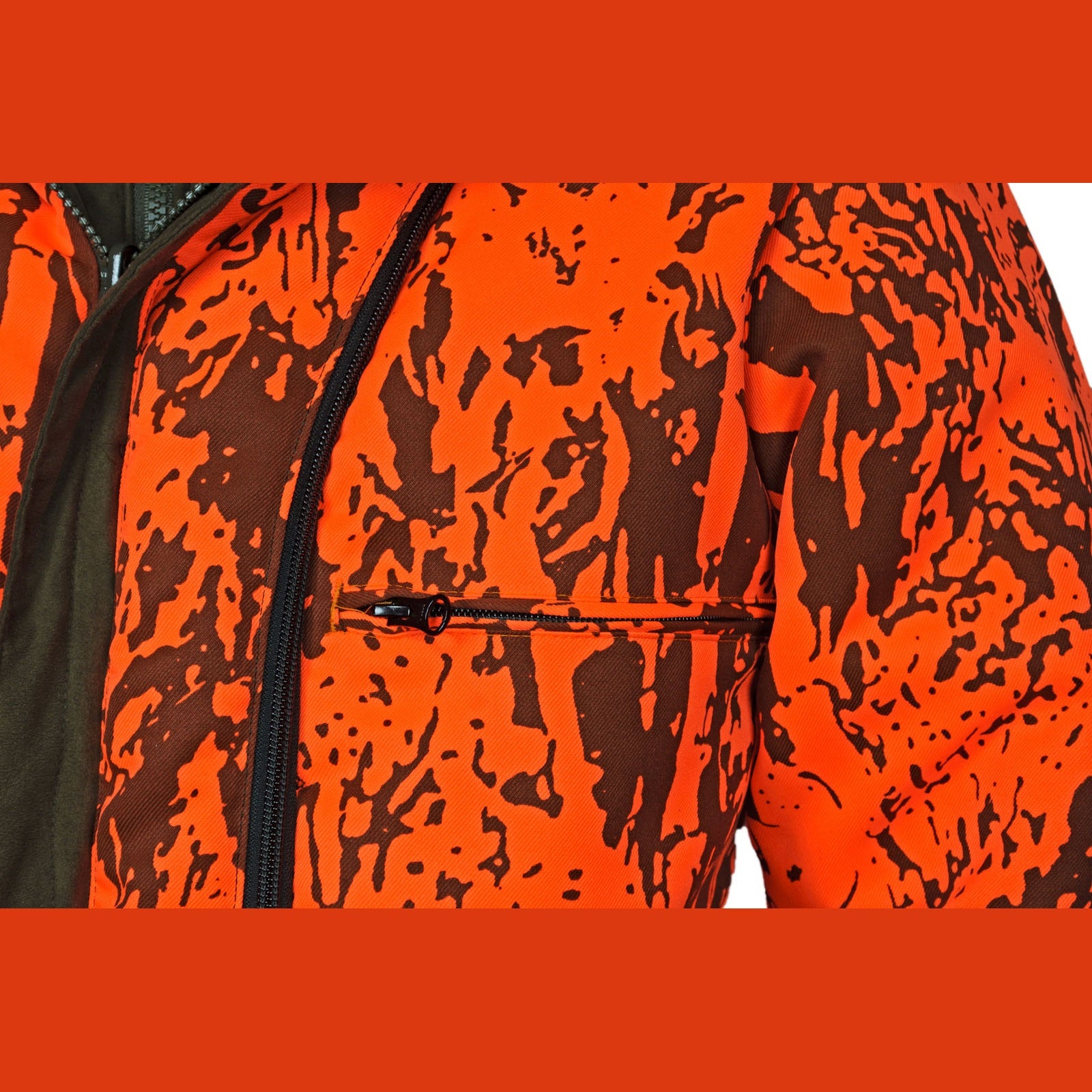 Reversible raised-hide jacket "Abisko"