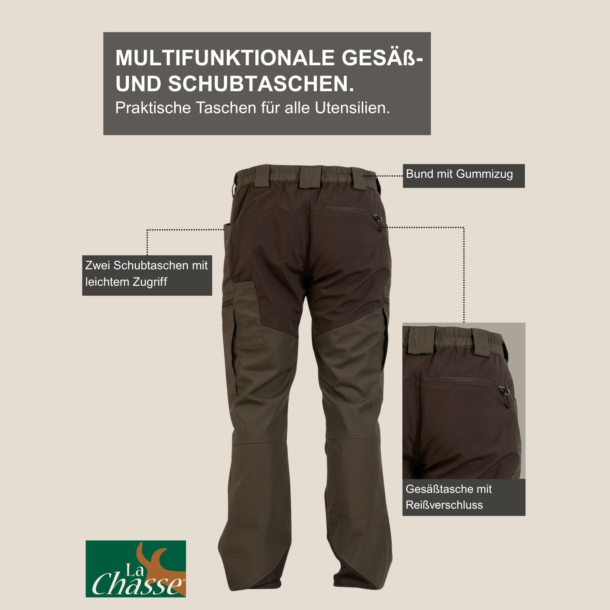 Stretch Functional Trousers "Denver"
