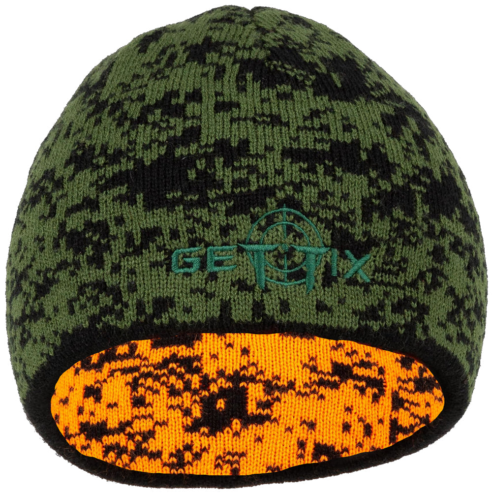 Bonnet réversible chaud | Taille unique | pixelcamo
