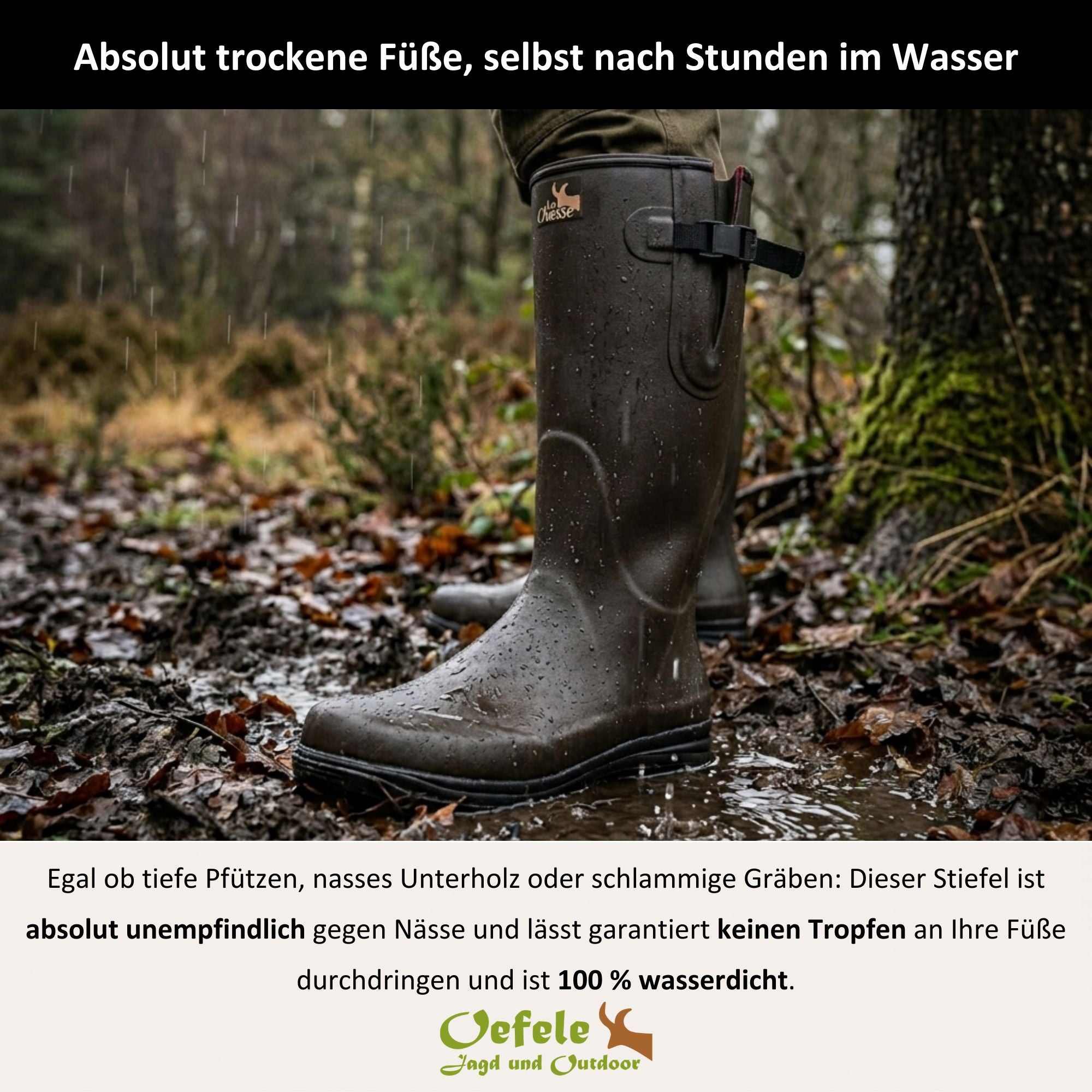 Robuster Neopren-Gummistiefel "Nizza"