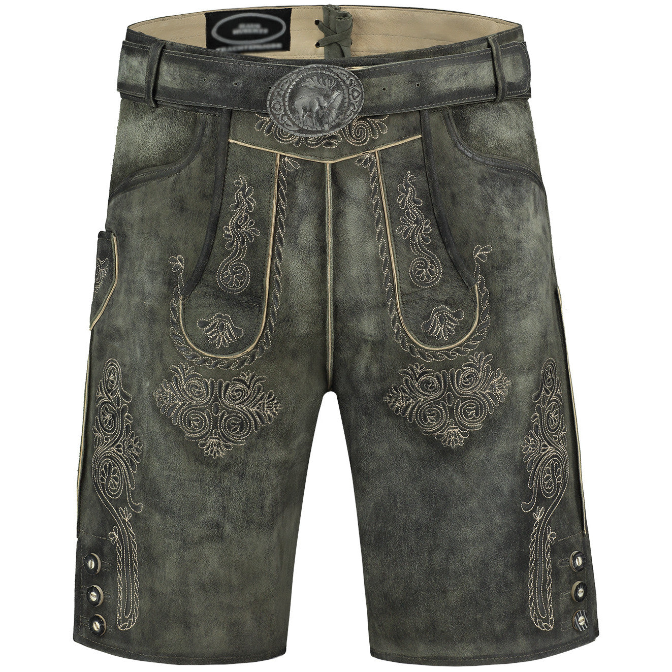 Wildbock-Lederhose "Waldantik"