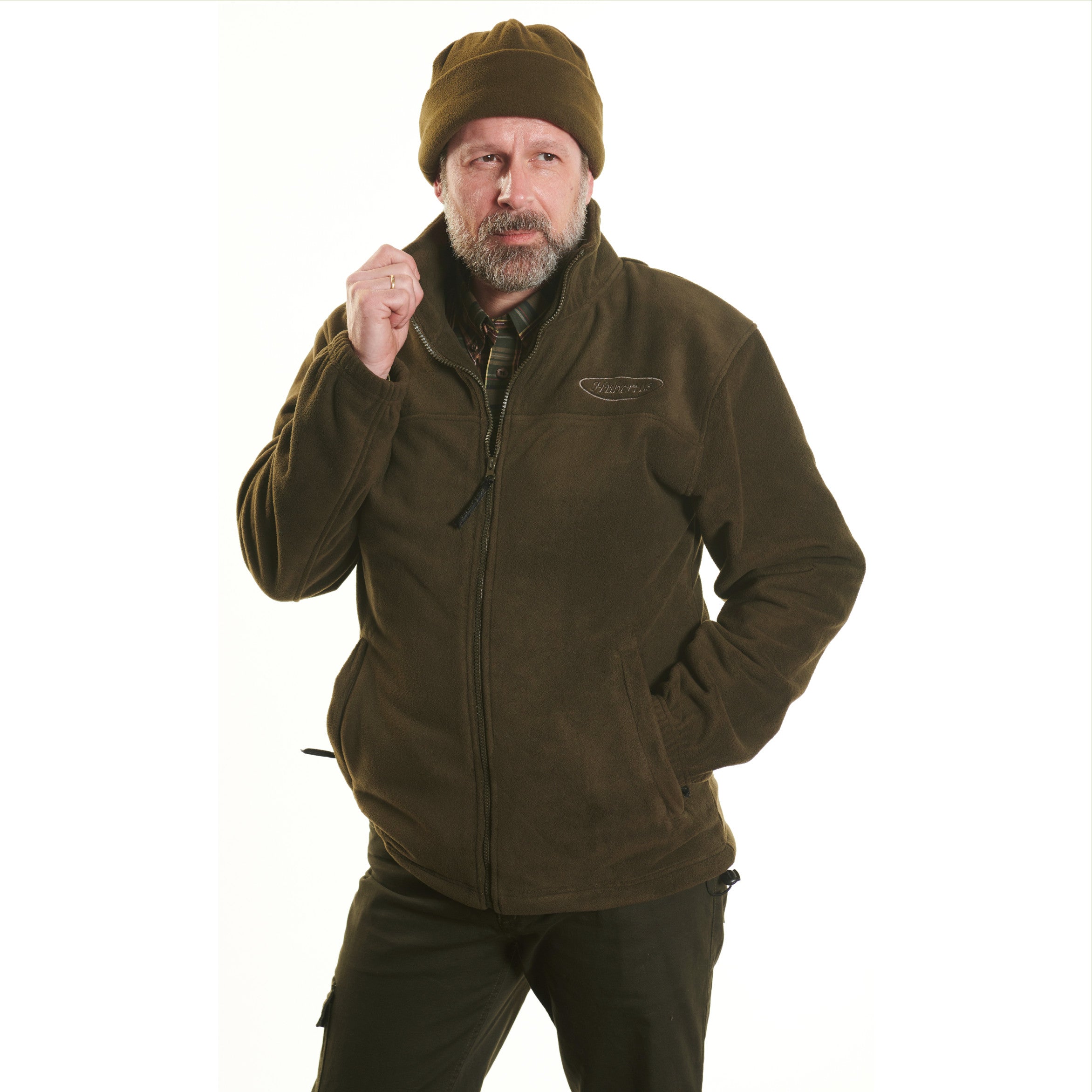 Warme Fleecejacke