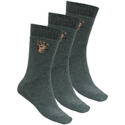 Jägersocken "Rehbock" im 3er-Pack