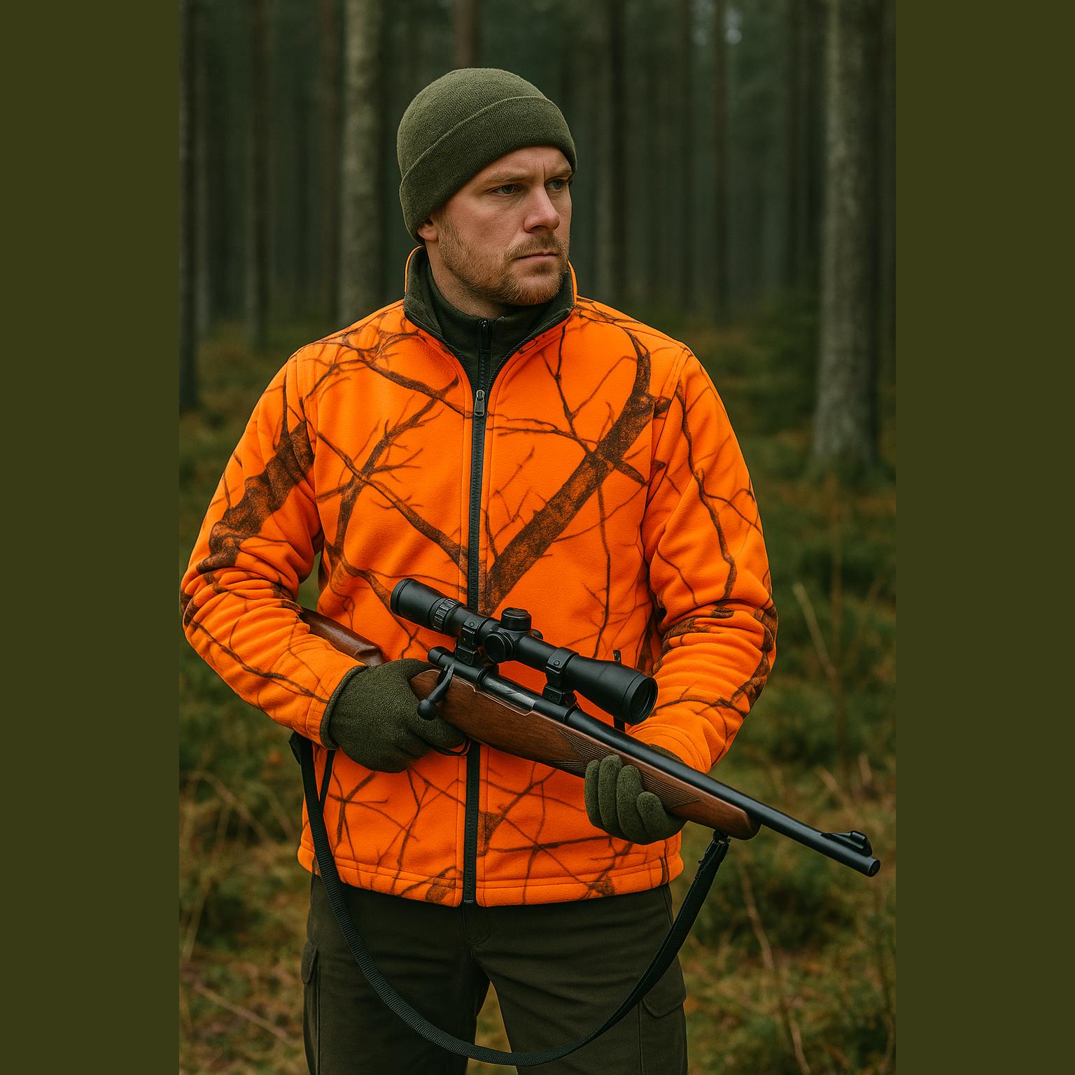 Reversible fleece jacket