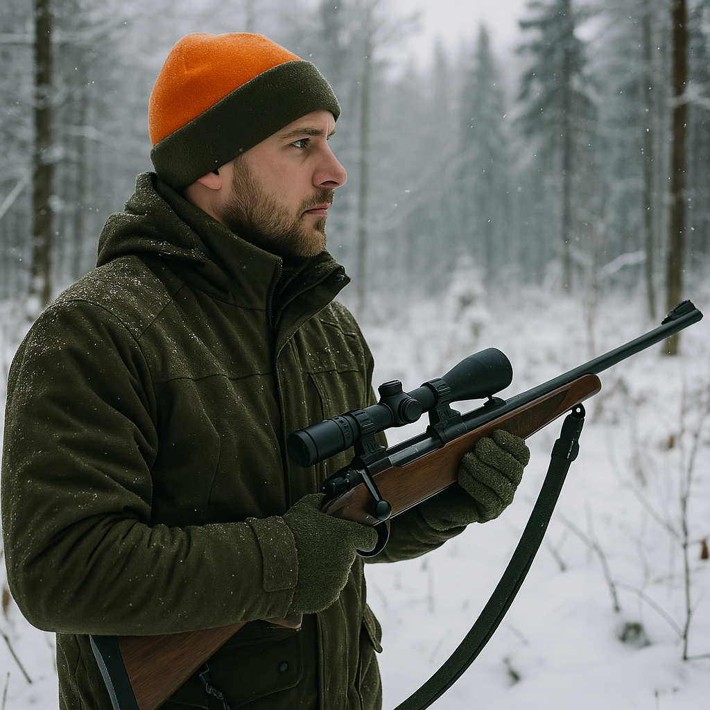 Warm Reversible Fleece Beanie | One Size | Signal Orange