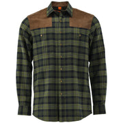Flannel shirt shoulder patch