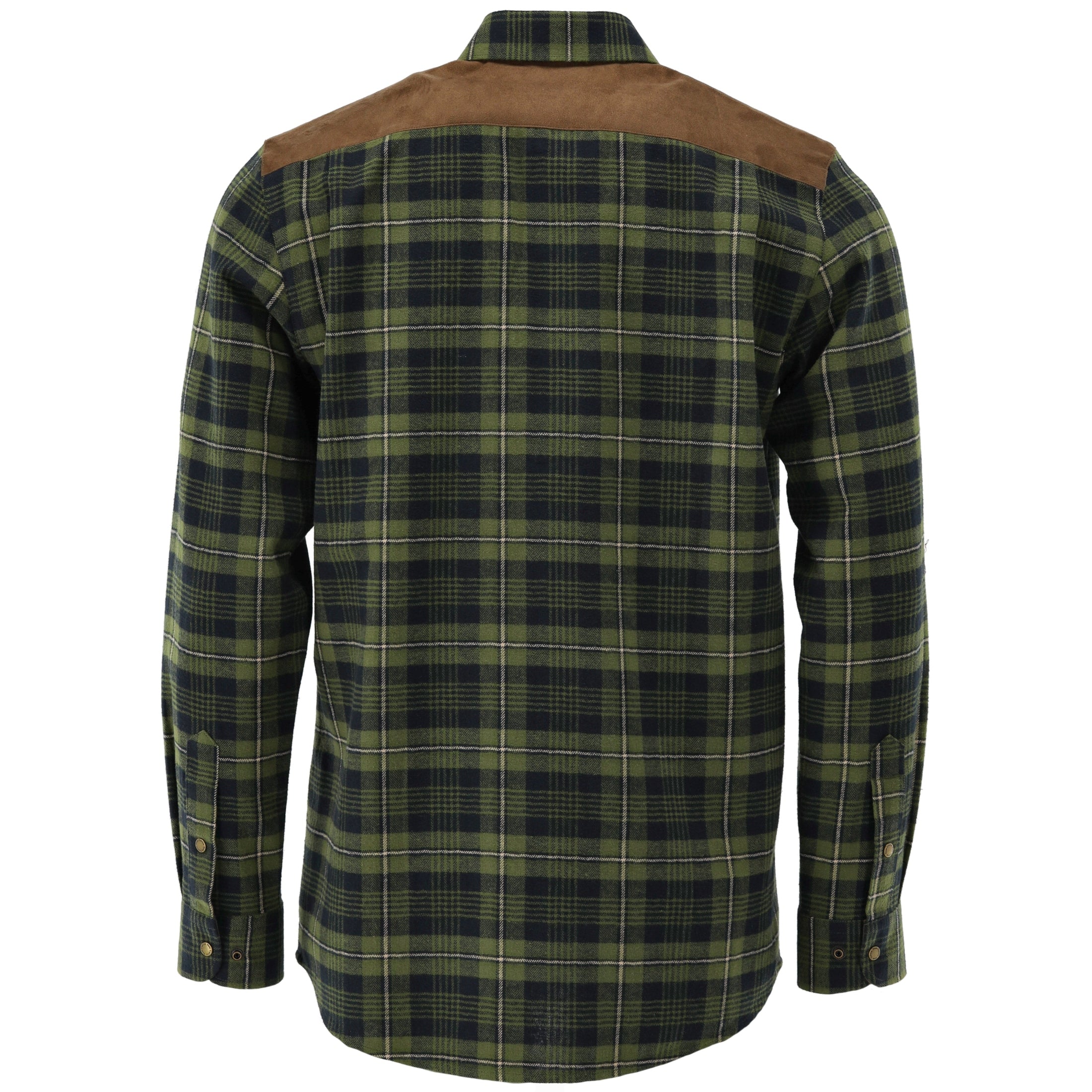 Flannel shirt shoulder patch