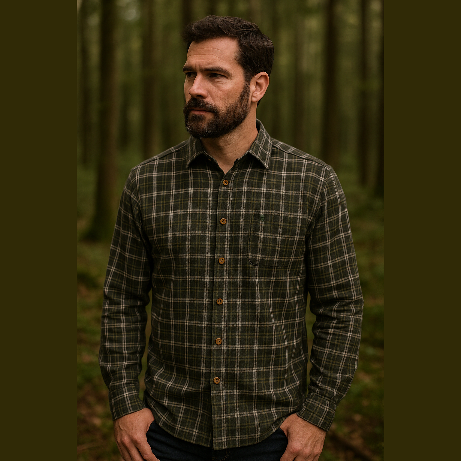 Chemise de chasse en flanelle