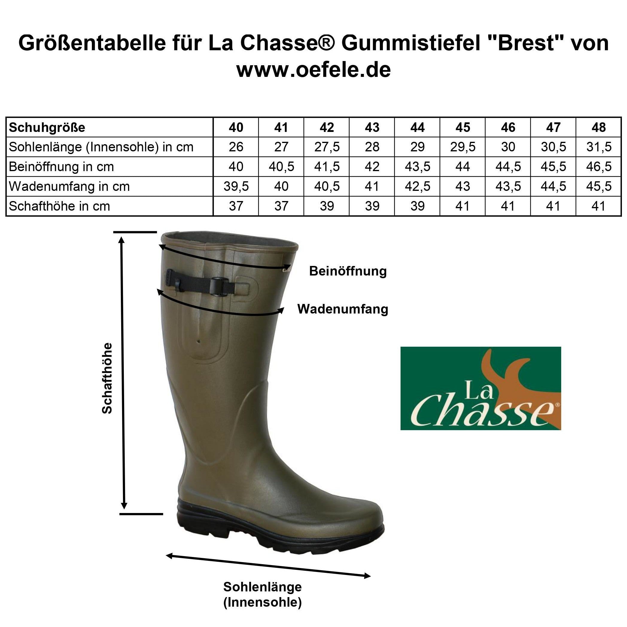 Naturkautschuk-Gummistiefel "Brest"