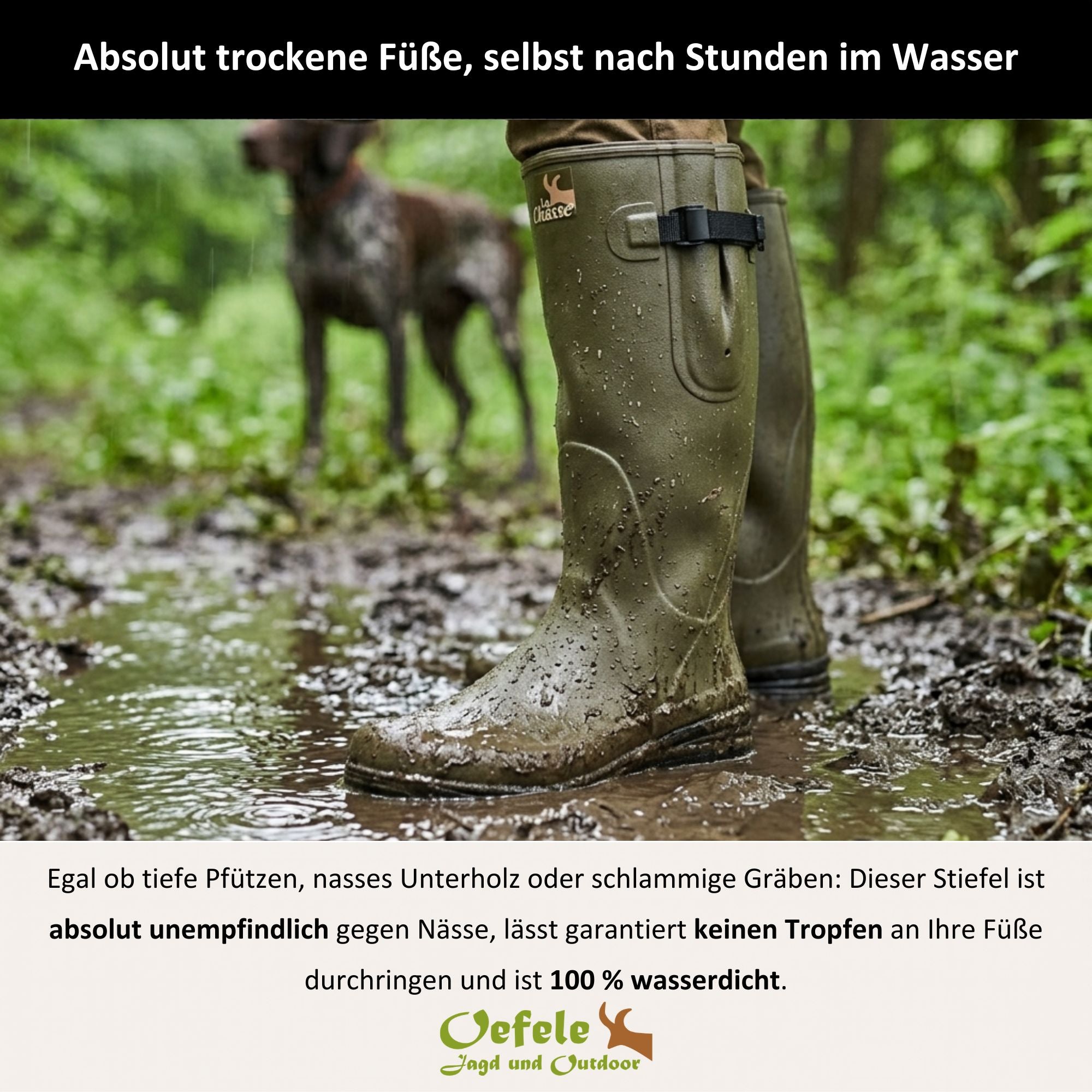 Naturkautschuk-Gummistiefel "Brest"