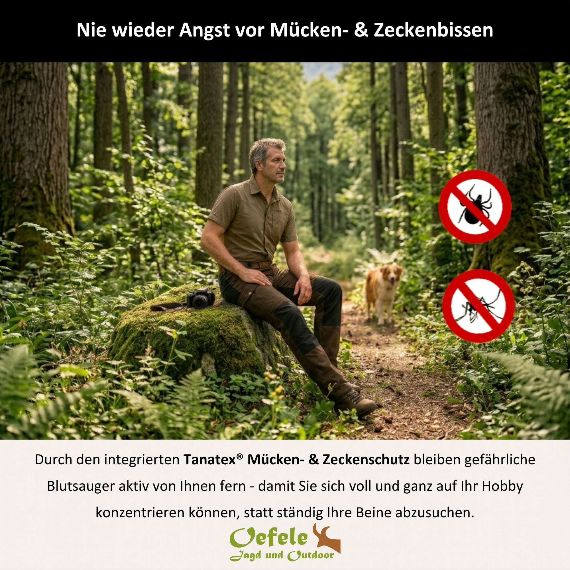 Mücken- & Zeckenschutzhose "Kiruna"