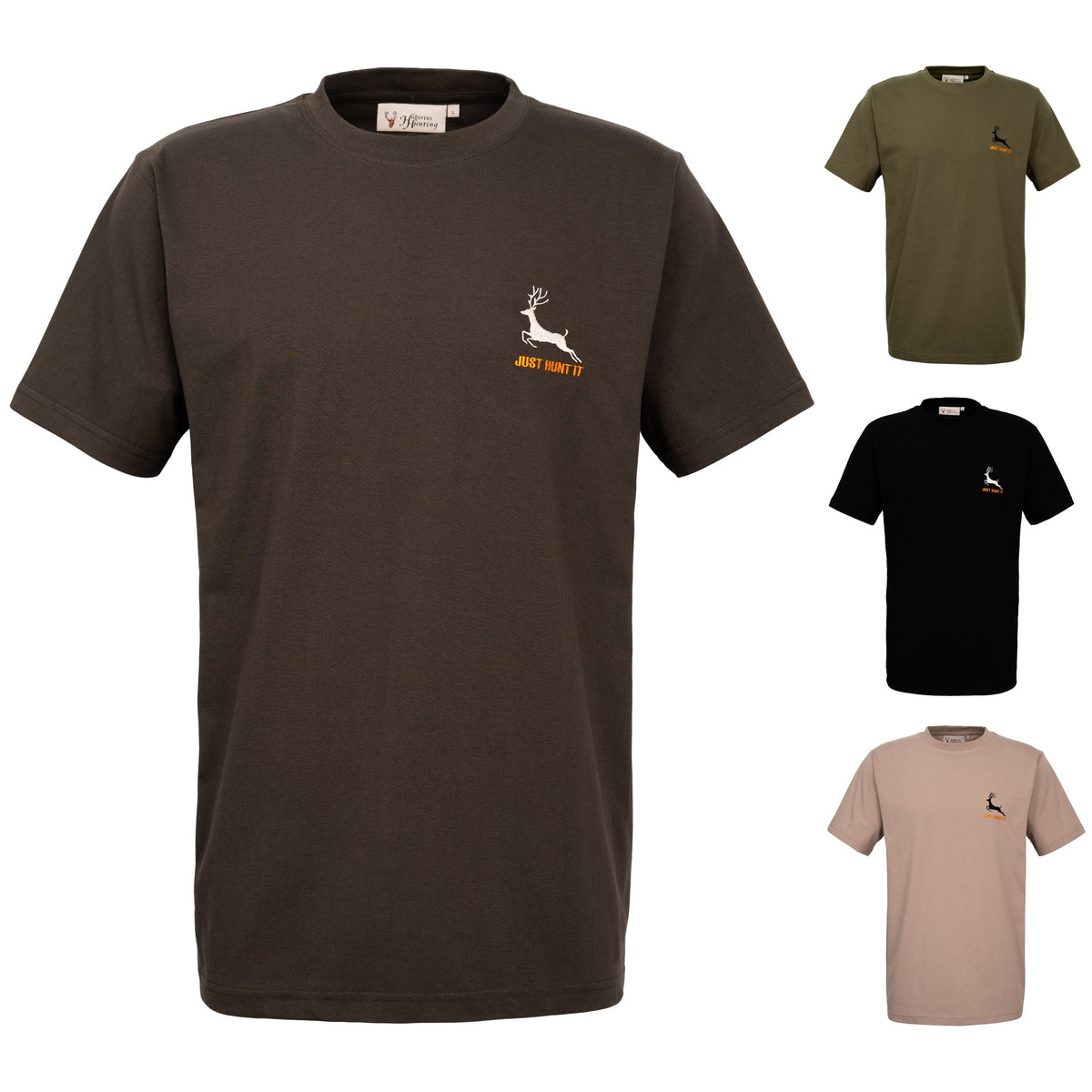 Robustes T-Shirt "Just Hunt It"