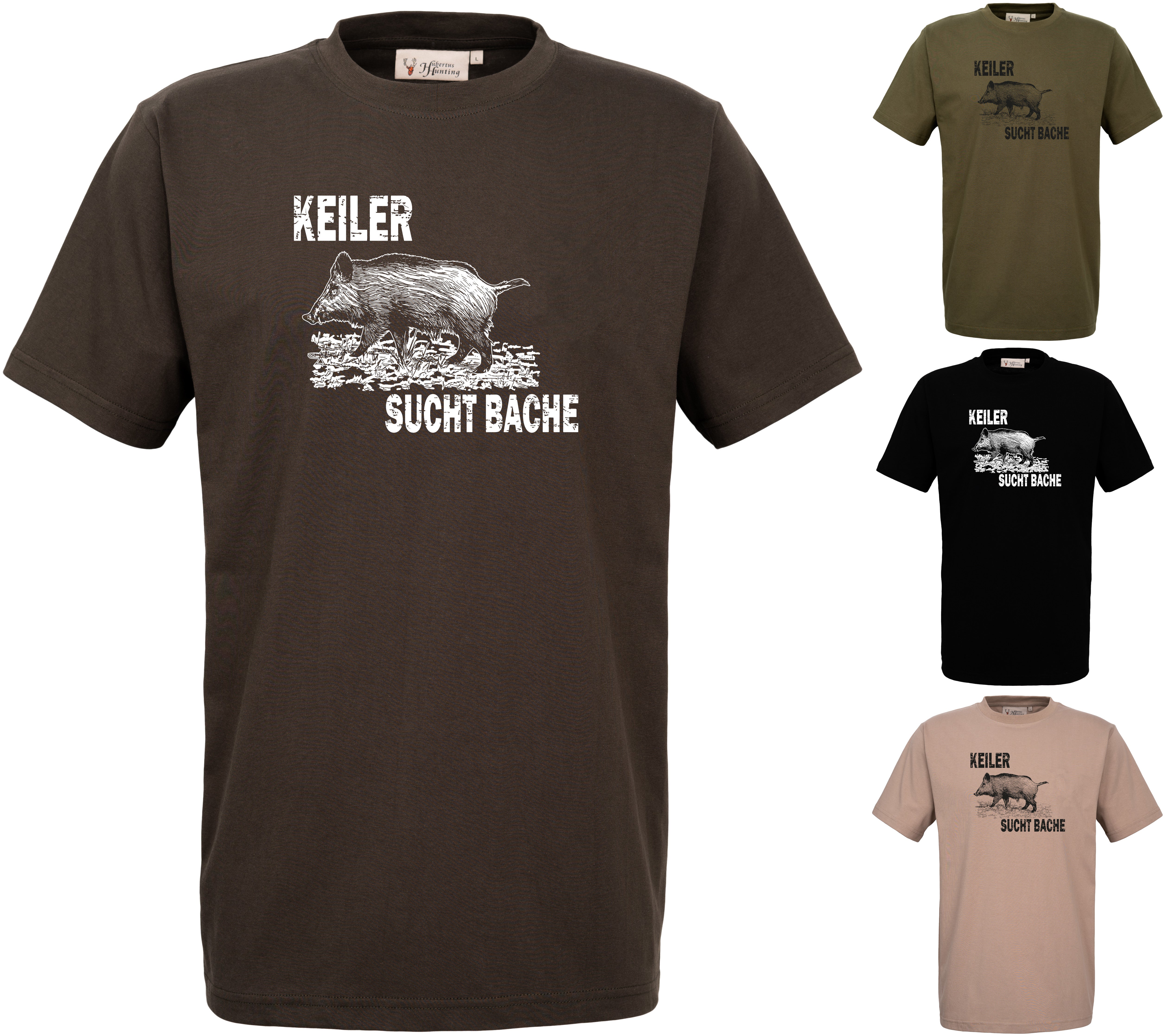 Robustes T-Shirt "Keiler sucht Bache"