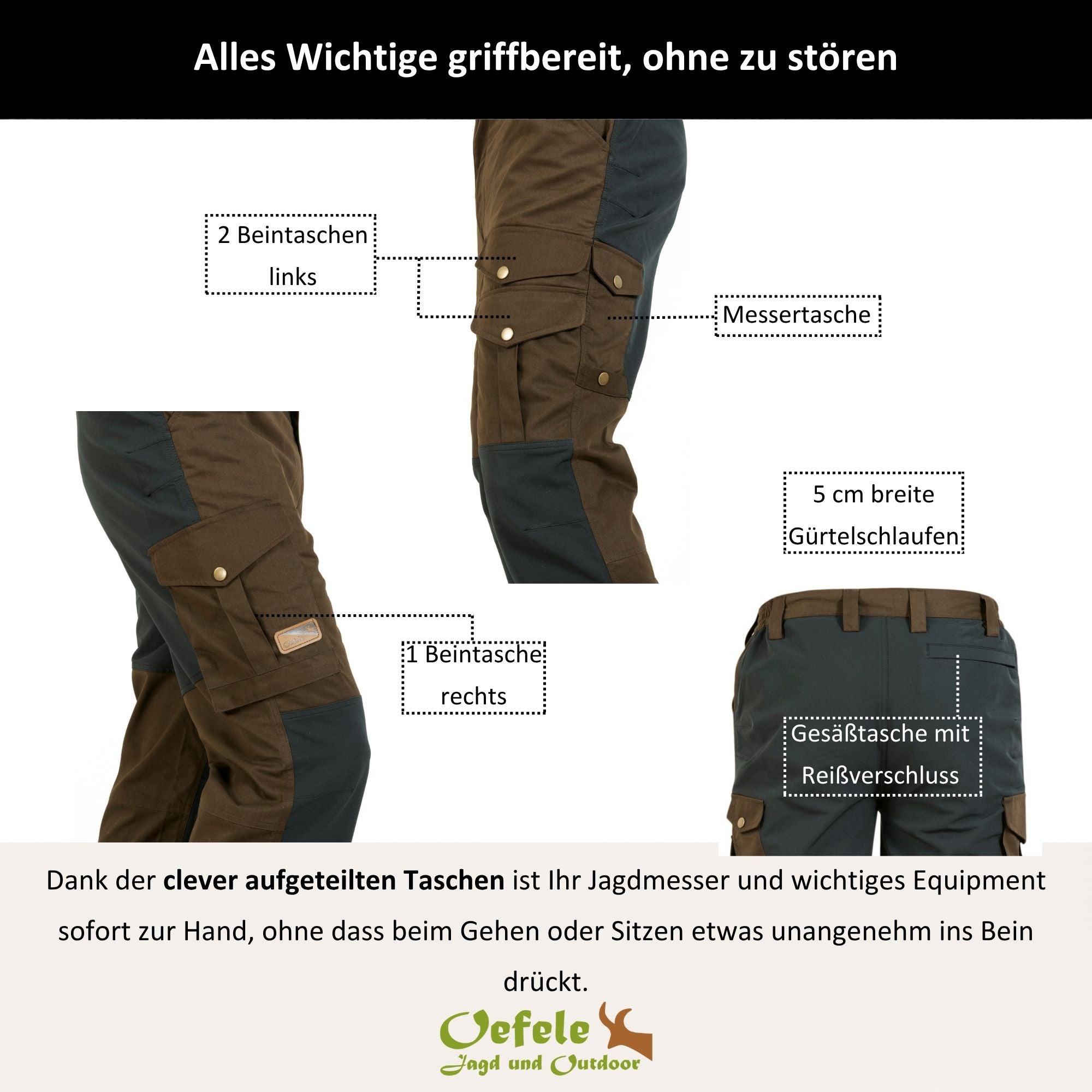Mücken- & Zeckenschutzhose "Kiruna"