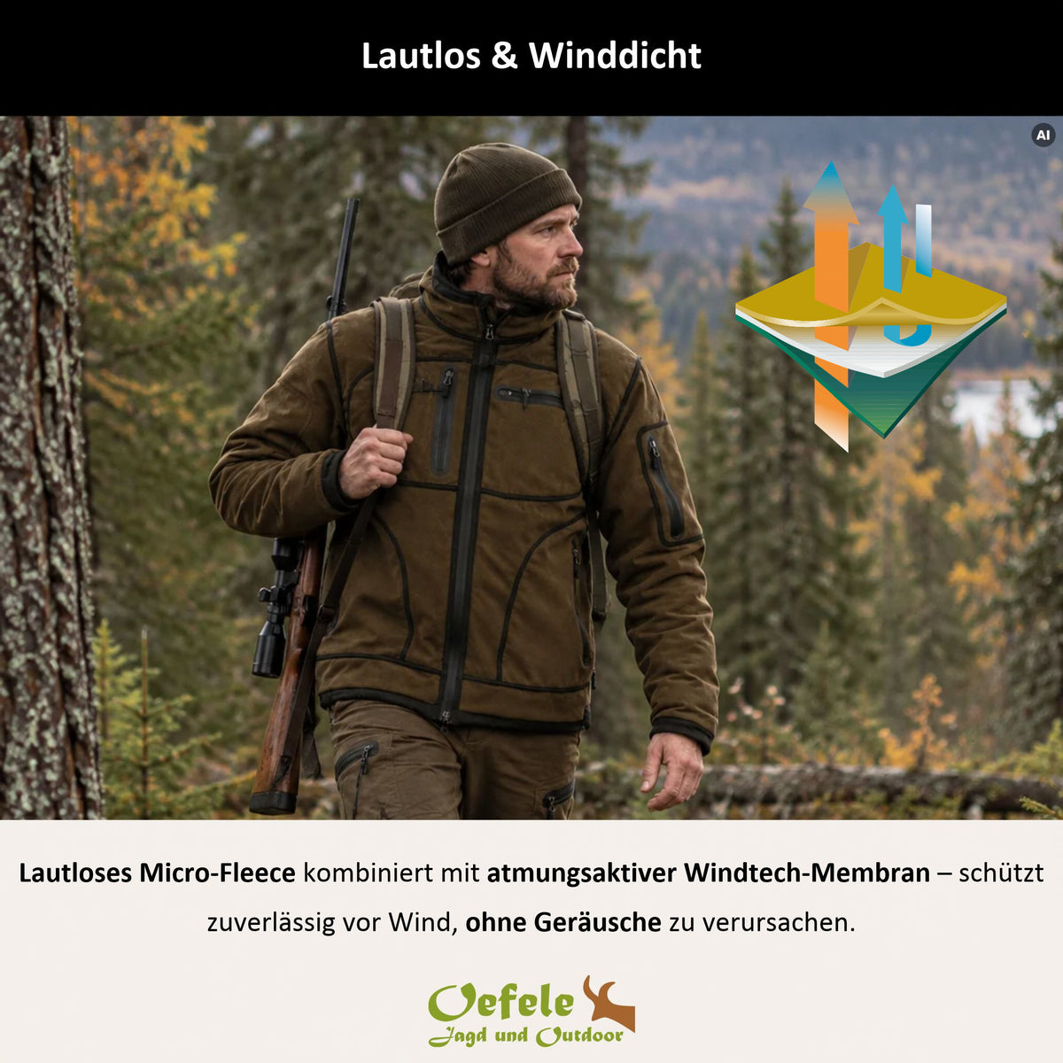 Micro-Wendefleecejacke "Ontario"