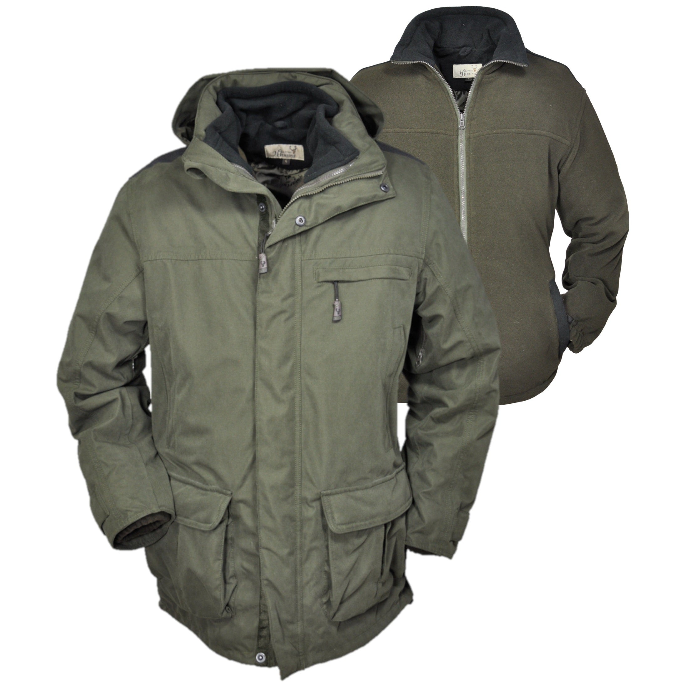 Veste d'affût douillette "3 en 1"