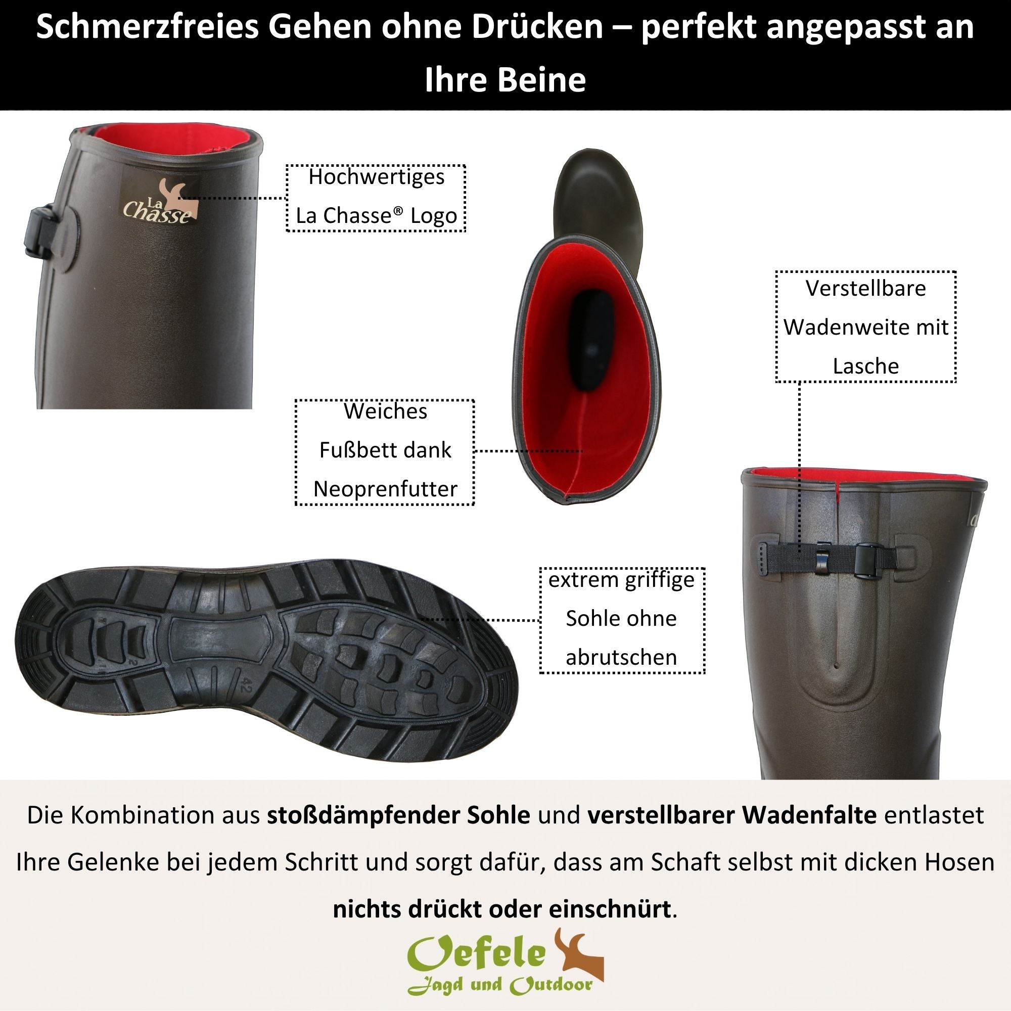 Robust "Nizza" Neoprene Rubber Boot